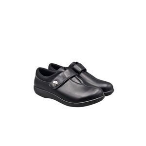 Alegria Womens Size 11.5 US 42 EU Danni NWOB Black Vegan Leather Comfort Loafers